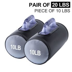Adjustable Weights Dumbbells 20 lbs,Water Filled Training Weights Set, Portable Travel Weights, for Gym Home Strength Training and Exercise