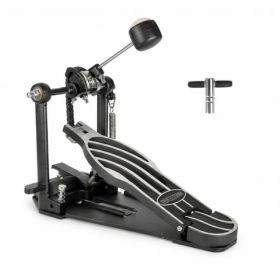 5 Core Bass Drum Pedal Mount Adjustable Felt Beater Head Single Chain Heavyduty Kick Drum Foot Pedal (Option: Single chain)