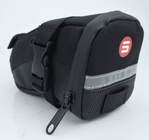 Bicycle Bag Mountain Bike Trail Bag Back Bag Bicycle Saddle Bag Bicycle Seat Cushion Bag (Option: Black)